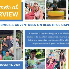 Summer at Riverview offers programs for three different age groups: Middle School, ages 11-15; High School, ages 14-19; and the Transition Program, GROW (Getting Ready for the Outside World) which serves ages 17-21.⁠
⁠
Whether opting for summer only or an introduction to the school year, the Middle and High School Summer Program is designed to maintain academics, build independent living skills, executive function skills, and provide social opportunities with peers. ⁠
⁠
During the summer, the Transition Program (GROW) is designed to teach vocational, independent living, and social skills while reinforcing academics. GROW students must be enrolled for the following school year in order to participate in the Summer Program.⁠
⁠
For more information and to see if your child fits the Riverview student profile visit 855farm.com/admissions or contact the admissions office at admissions@855farm.com or by calling 508-888-0489 x206